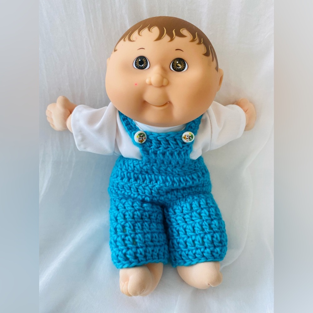 Hasbro Cabbage Patch Kid Teenie Tiny Preemies with New Blue Crochet Outfit